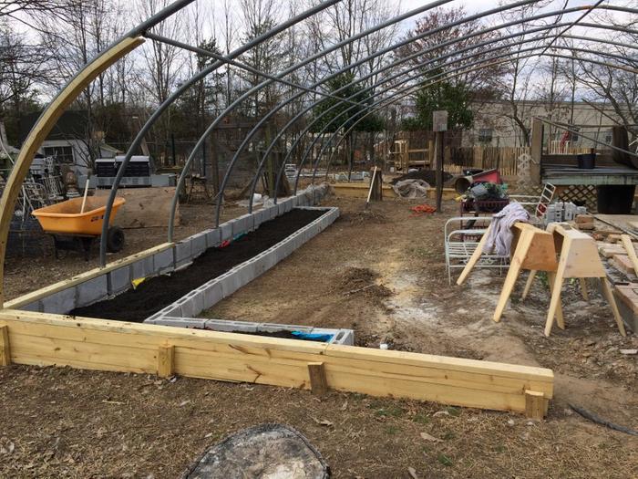 Building the 30' x 32' Greenhouse
