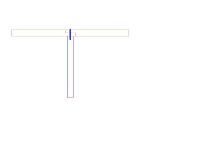 Peg to hold together beams on posts