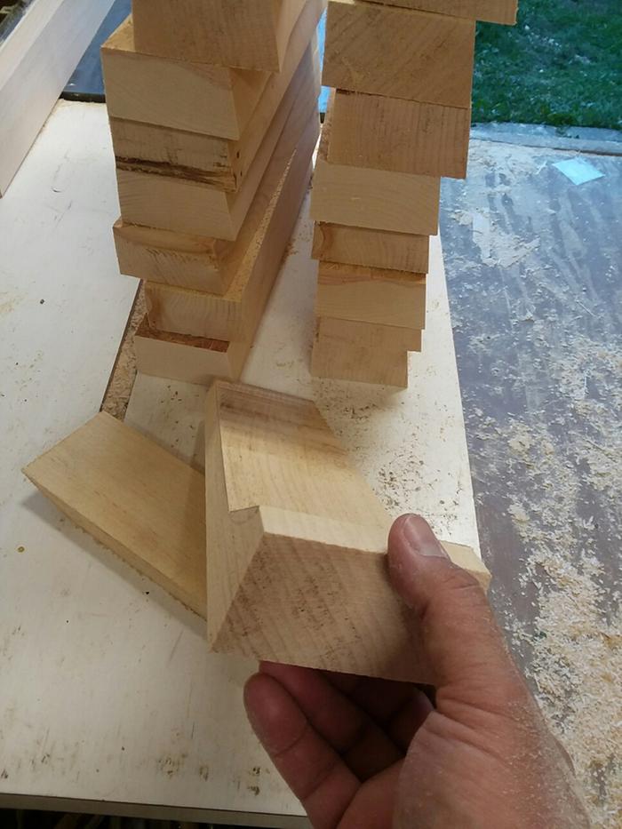 2x4s cut to shape