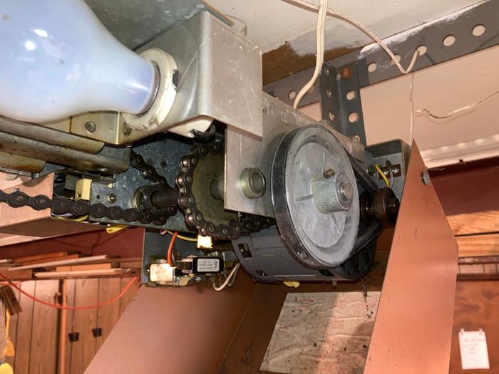 The new belt installed