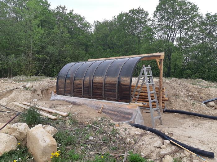 semi underground greenhouse
