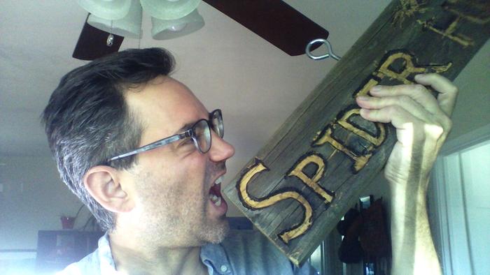 Wood Burned Sign, Yum!