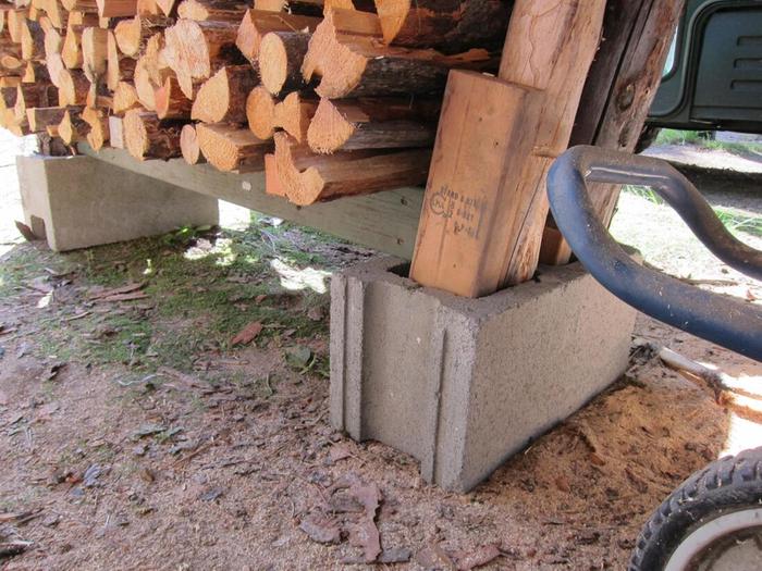 firewood holder base