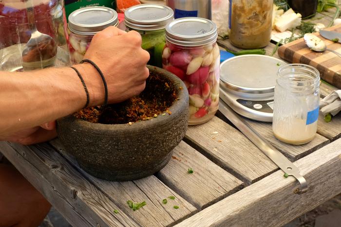 kimchi paste!