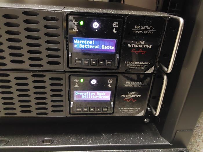 The initial UPSs needed & got replacement batteries, but not enough to keep it running more than 15 minutes... 