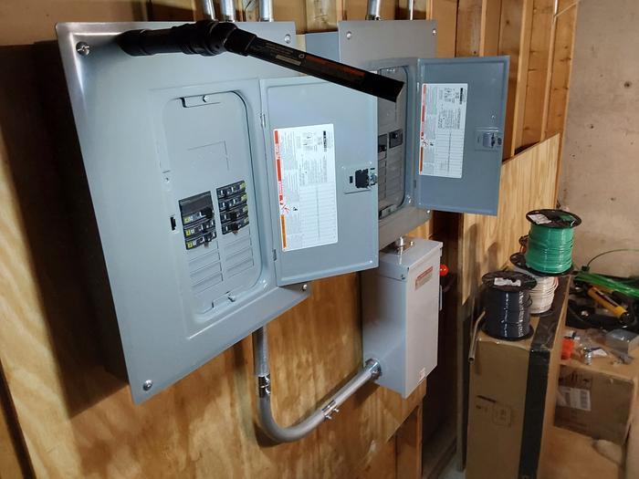 The groundwork is done, server room power now restored, as batteries & inverters can be added separately 