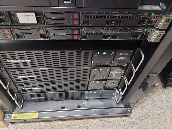 The old & new conventional UPSs in place 