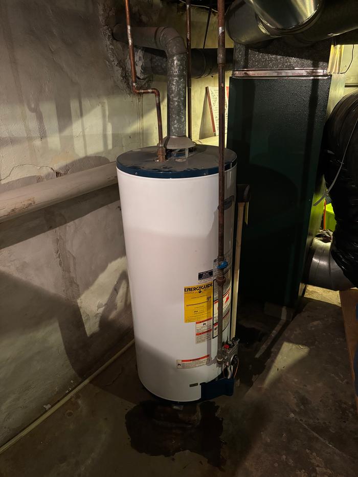 Leaking water heater