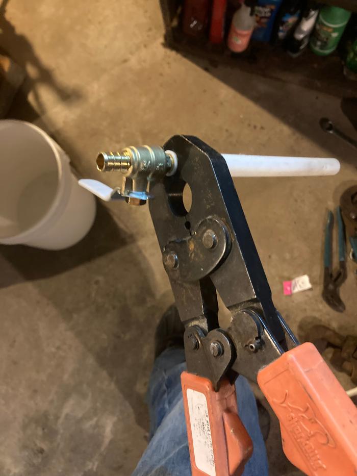 Installing the new valve