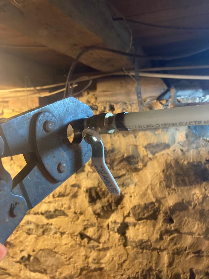 Installing the new valve