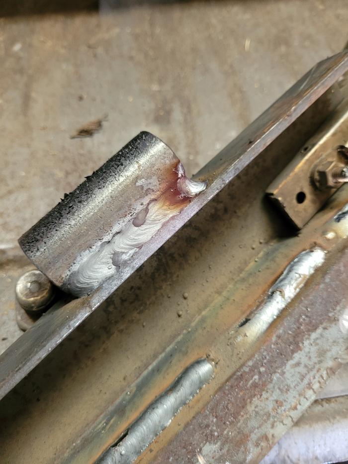 A finish weld.