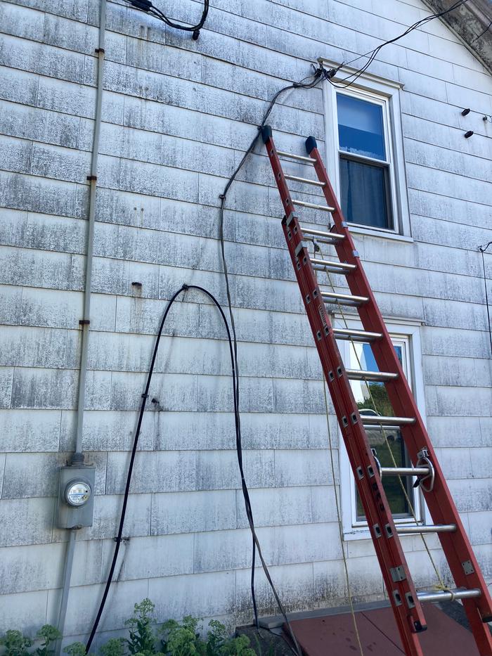 Replacing the lines from the breaker panel