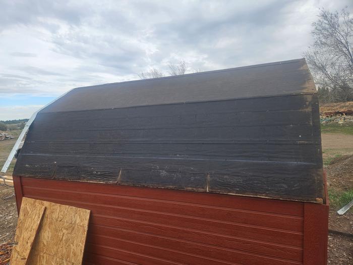 Shingles removed