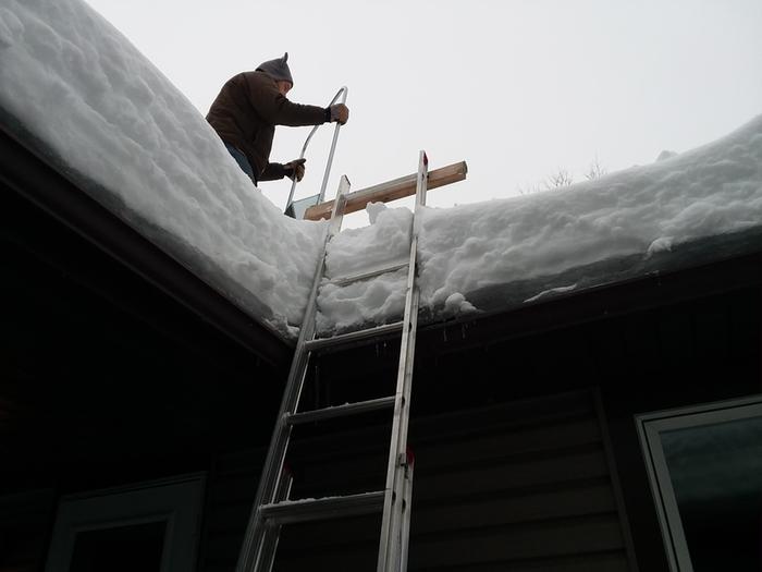 A few feet of snow to remove