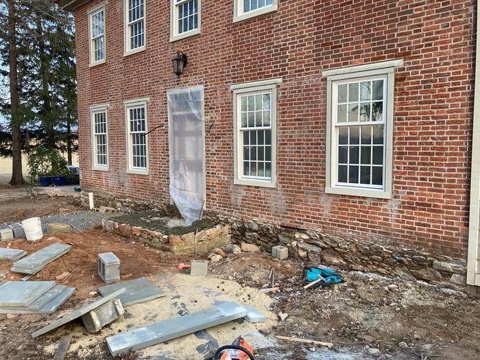 Project #1 repointing a foundation