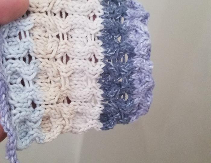 Tunisian crochet washcloth