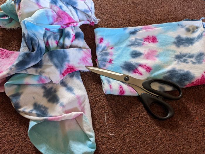 Tie-dye scraps