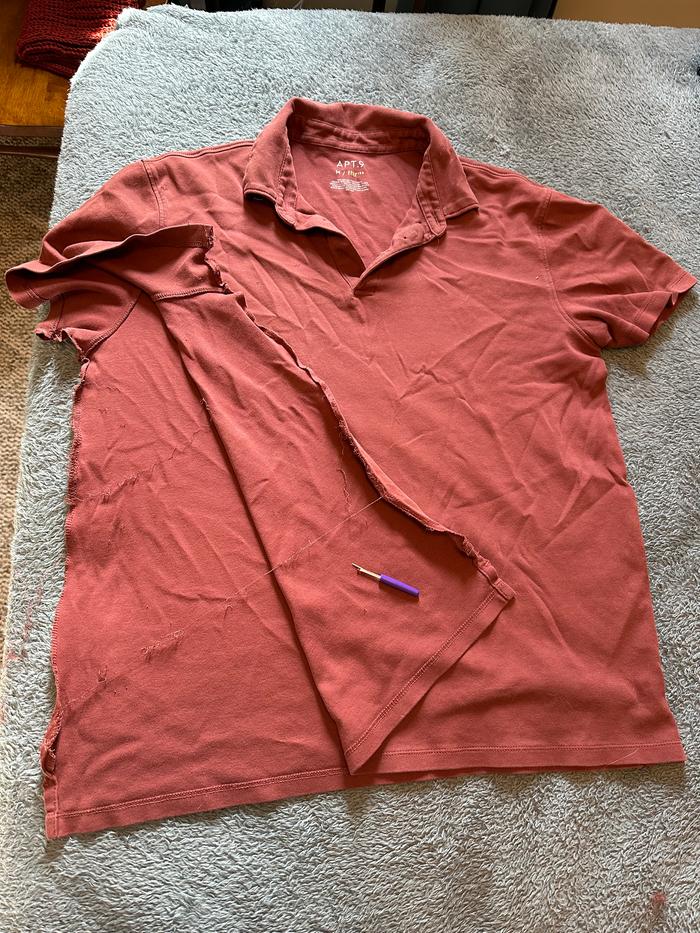 taking apart the collared shirt