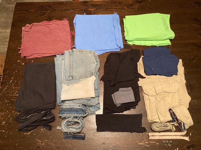 Harvested fabric 