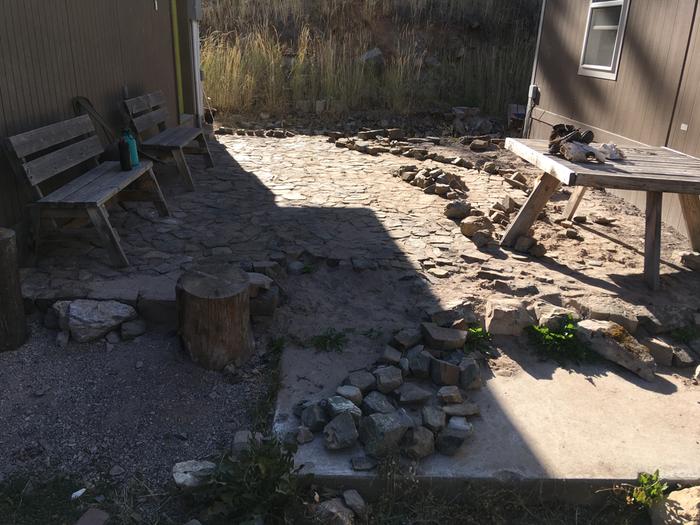 rock patio