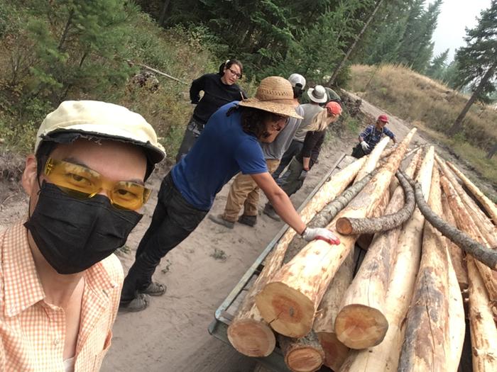 Moving logs team!