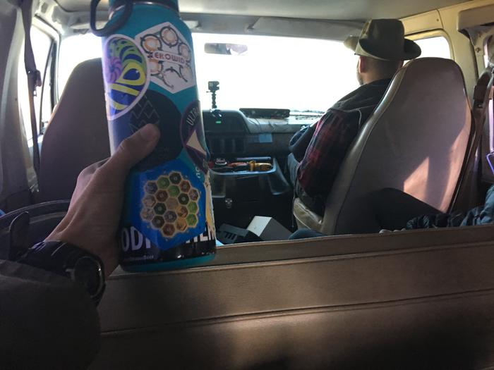 People who have water bottle stickers are cool.. 