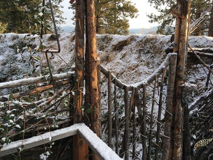 snowy gate