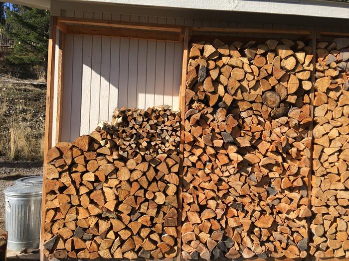 We’ve used this much firewood