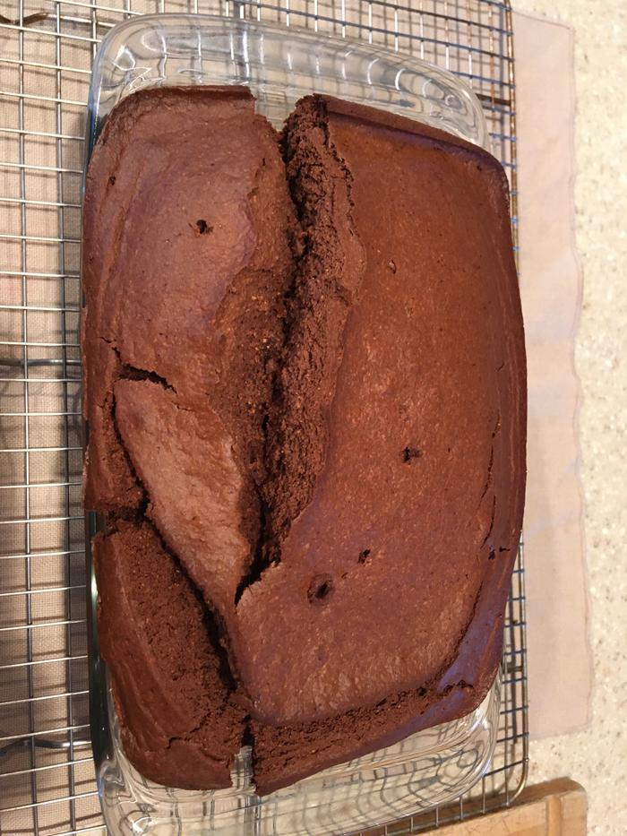 Baked another loaf yesterday.. this one contains 1.5 eggs.. the texture is silky and moist when compared to the previous loaf. Also this one used cassava flour because oat meal was out. 