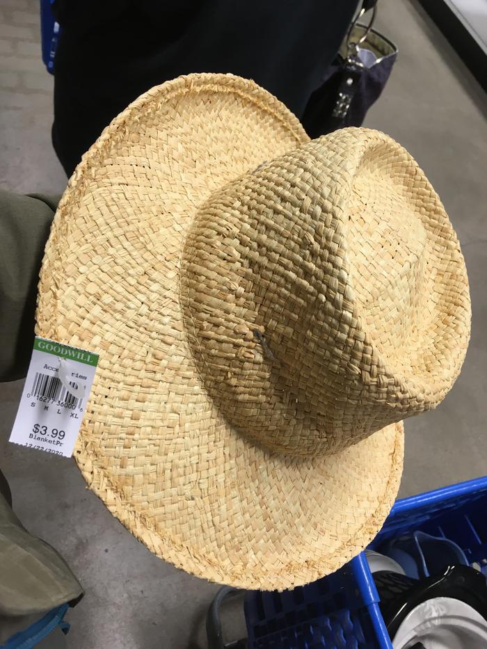 Saw this beautiful summer hat at the store.. held it for five minutes then set it down.. it was nearly a perfect hat.. but it’s not summer.. sometimes in life, something may seem so right, but if the timing is off, is it still right? ;)