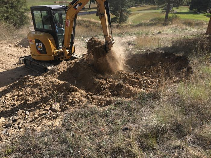 Paul digs switchback 