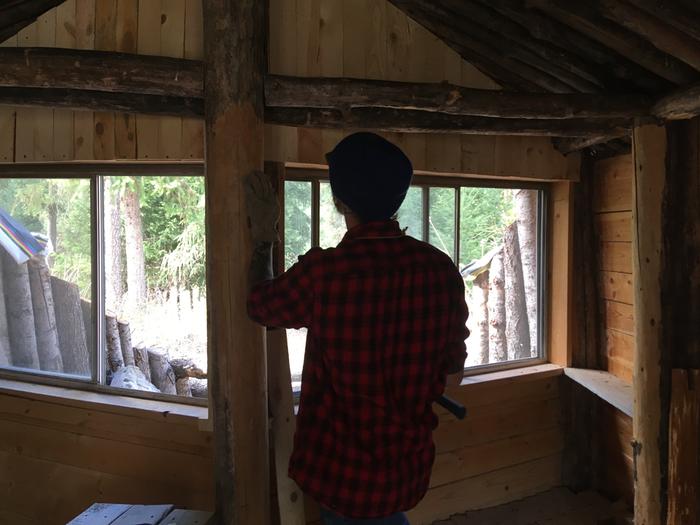 Will puts up siding