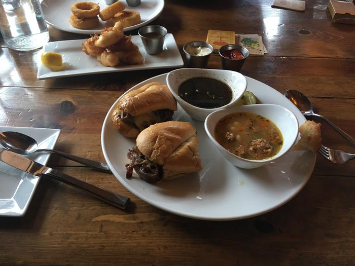 Au jus dip sandwich is my new favorite 