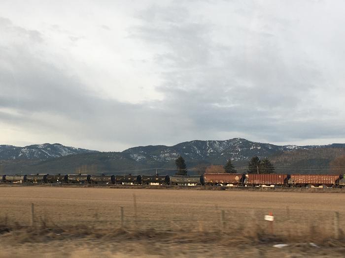 Trains and mountains