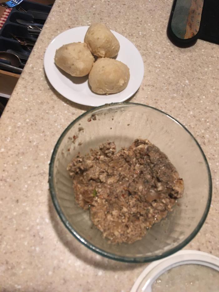 Biscuits and gravy for breakfast.. thanks M!