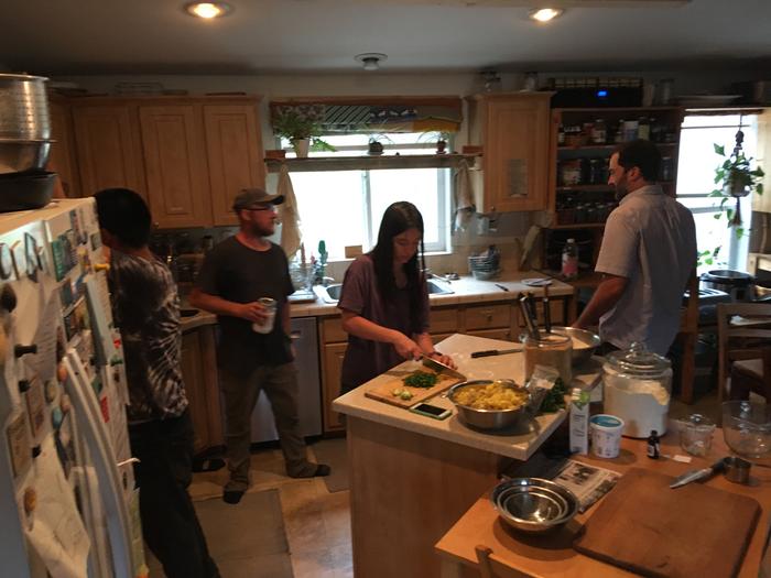 Making a feast together shepherds pie