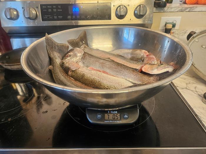 7lbs, more than the required 5 lbs