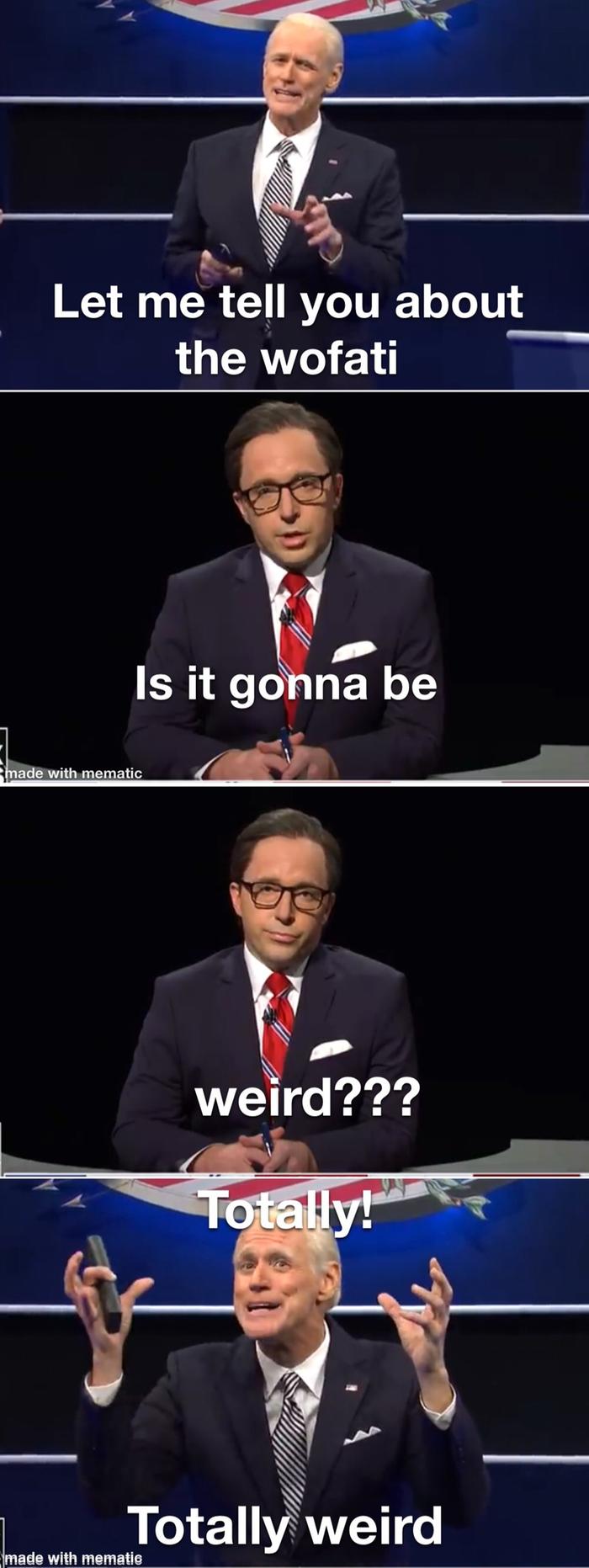 Is it gonna be weird?