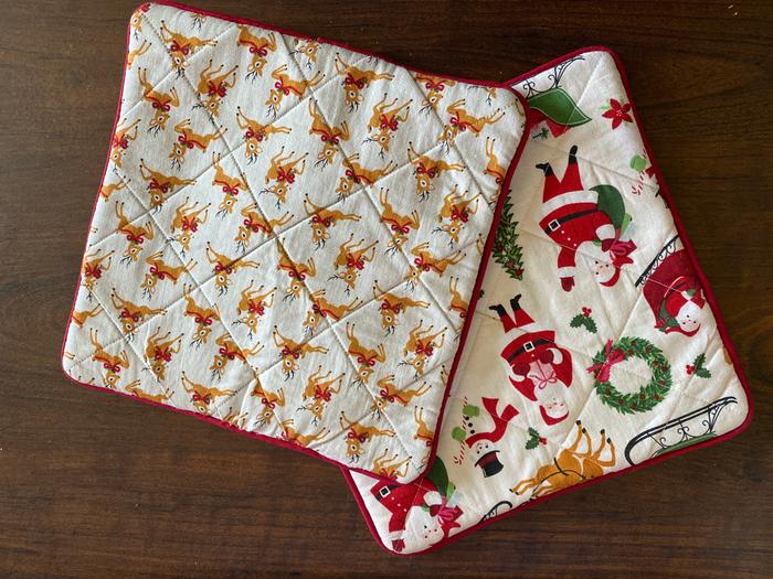 machine sewn hotpads