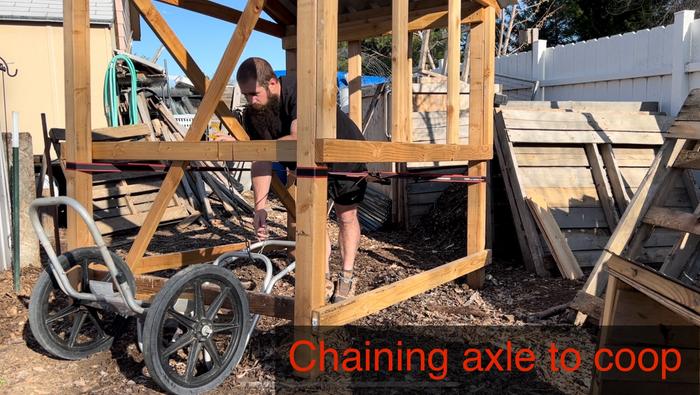 Looping a Chain through the Garden Glider