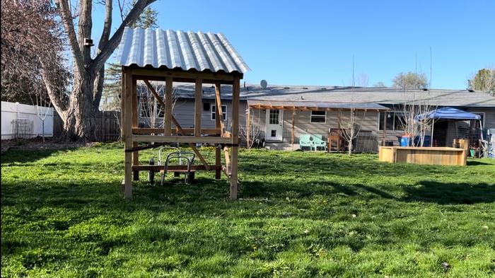 Chicken Coop in Mowable Meadow