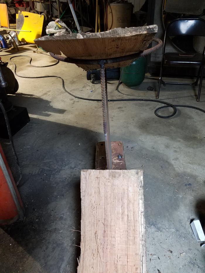 DIY Kindling Cracker / Log Splitter from Rebar 