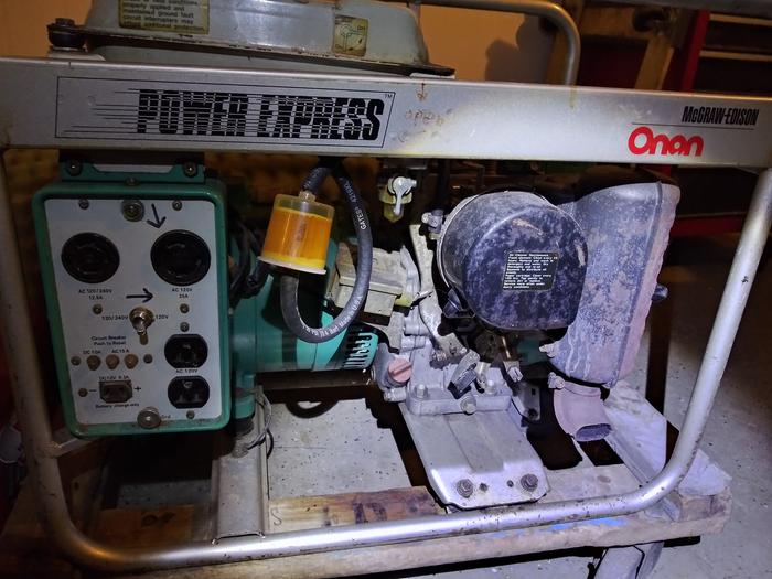 Back up generator onan power express