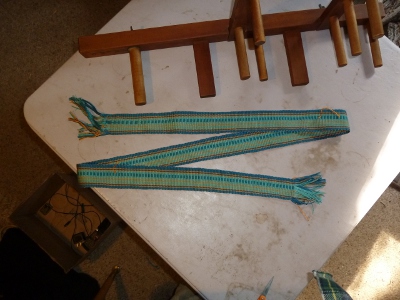 finished weaving - still needs hem and hardware for bb certification 