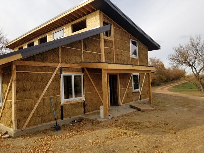 straw bale house