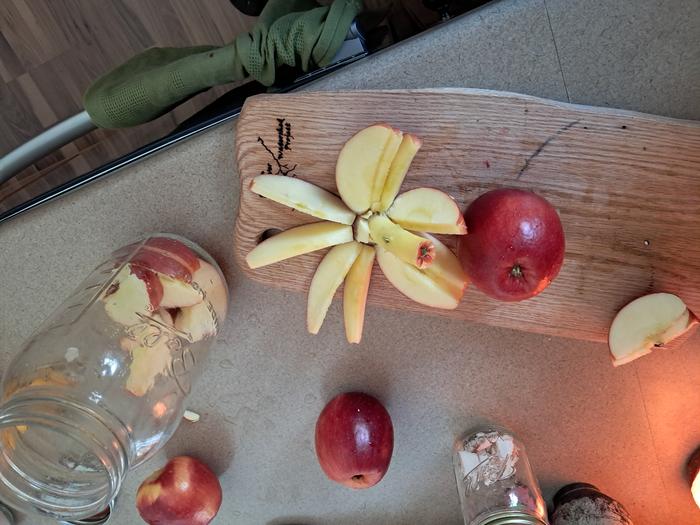 Fermented apple prep