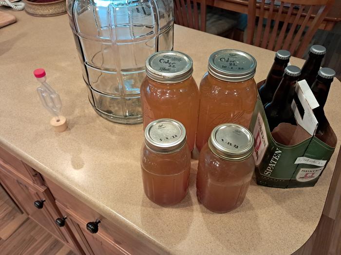 Hard cider ingredients - sweet apple cider