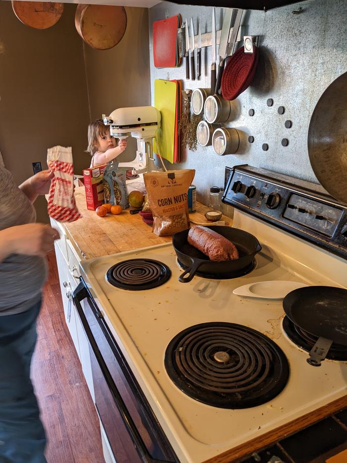 Cooking beefalow for tacos 