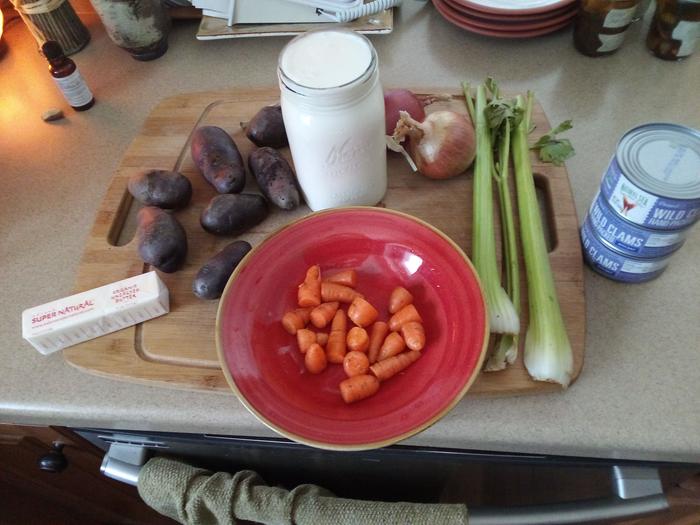 Chowder ingredients