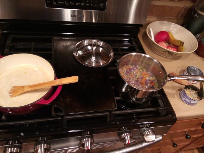 Chowder cooking